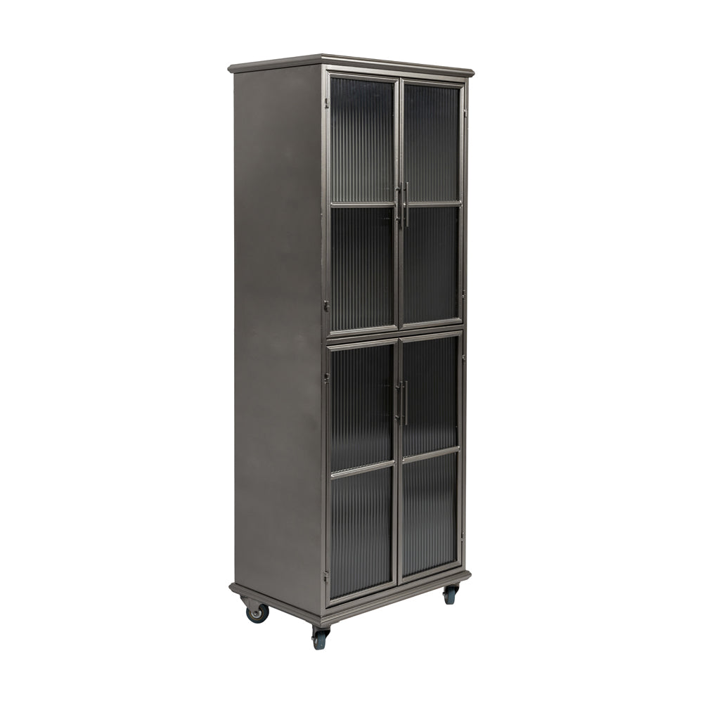 Olivia's Nordic Living Collection Jim Cabinet in Black