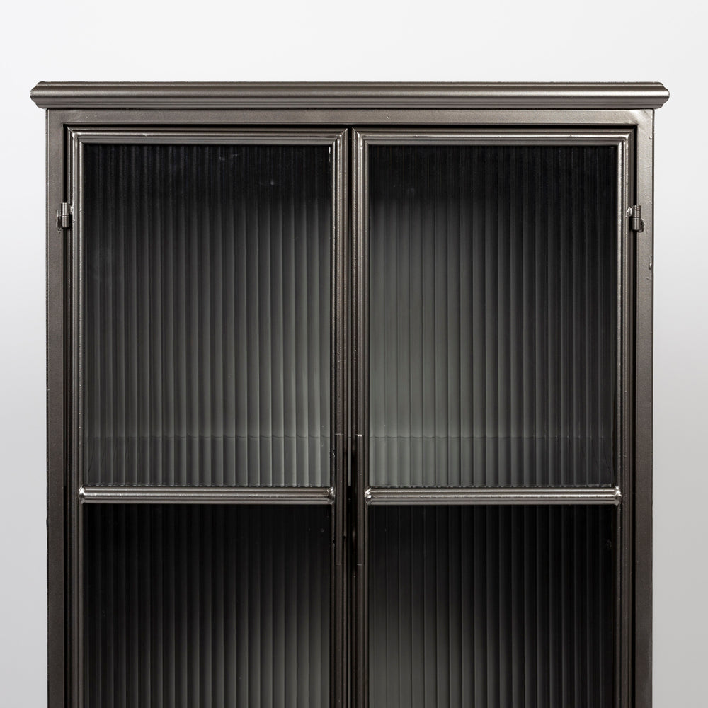 Olivia's Nordic Living Collection Jim Cabinet in Black