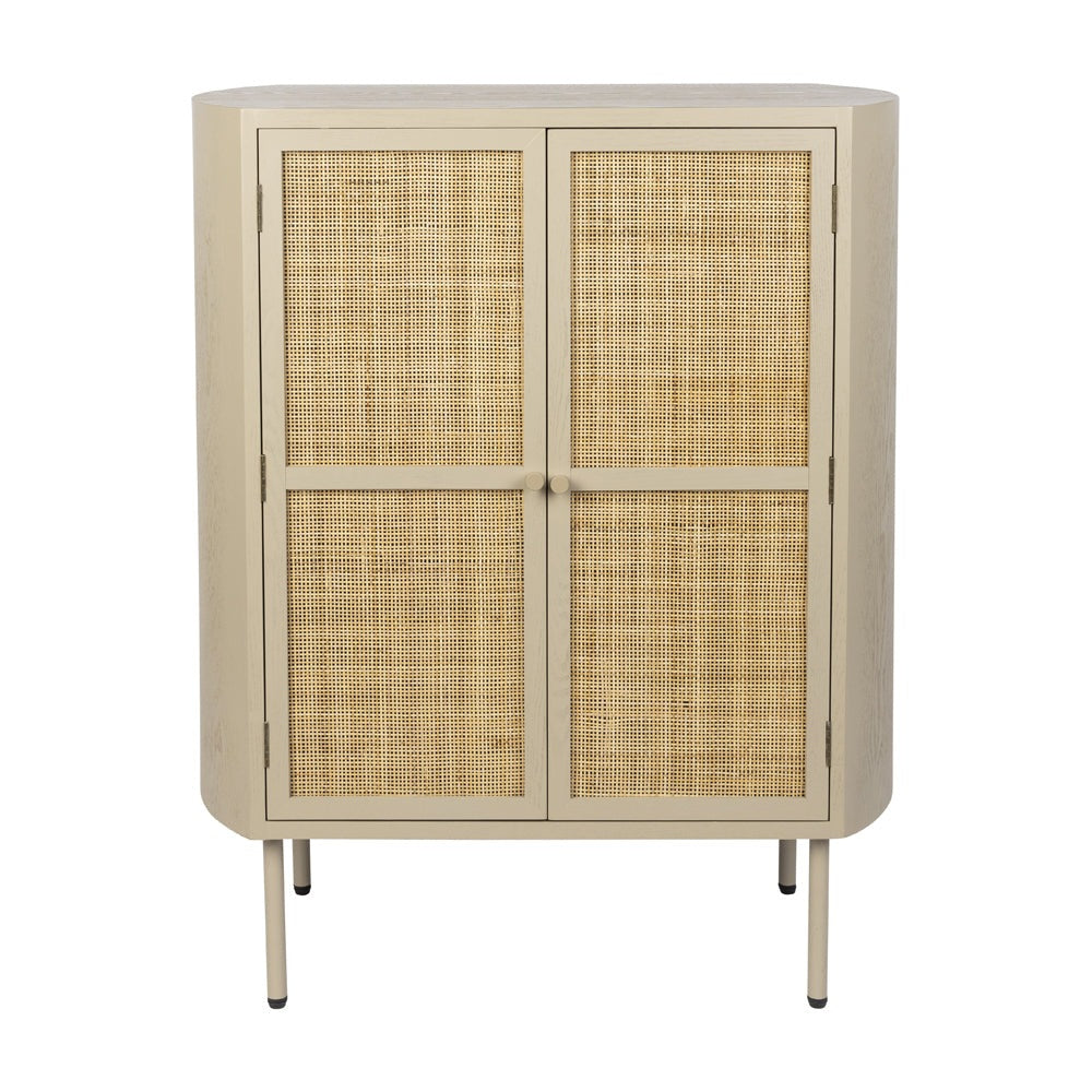 Maya Low 2 Door Cabinet - Beige Zuiver 1