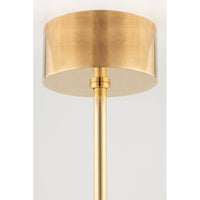 Hudson Valley Lighting Saturn Brass Base And Matte White Shade Wall Light