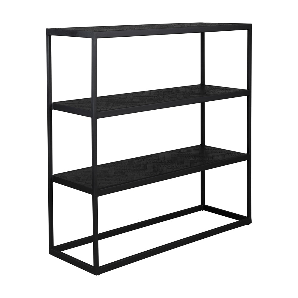 Olivia's Nordic Living Collection Parkes Shelf in Black