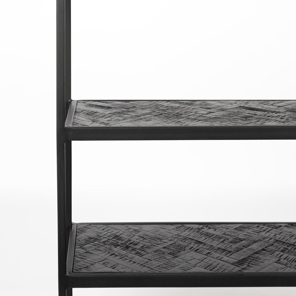 Olivia's Nordic Living Collection Parkes Shelf in Black