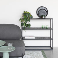 Olivia's Nordic Living Collection Parkes Shelf in Black