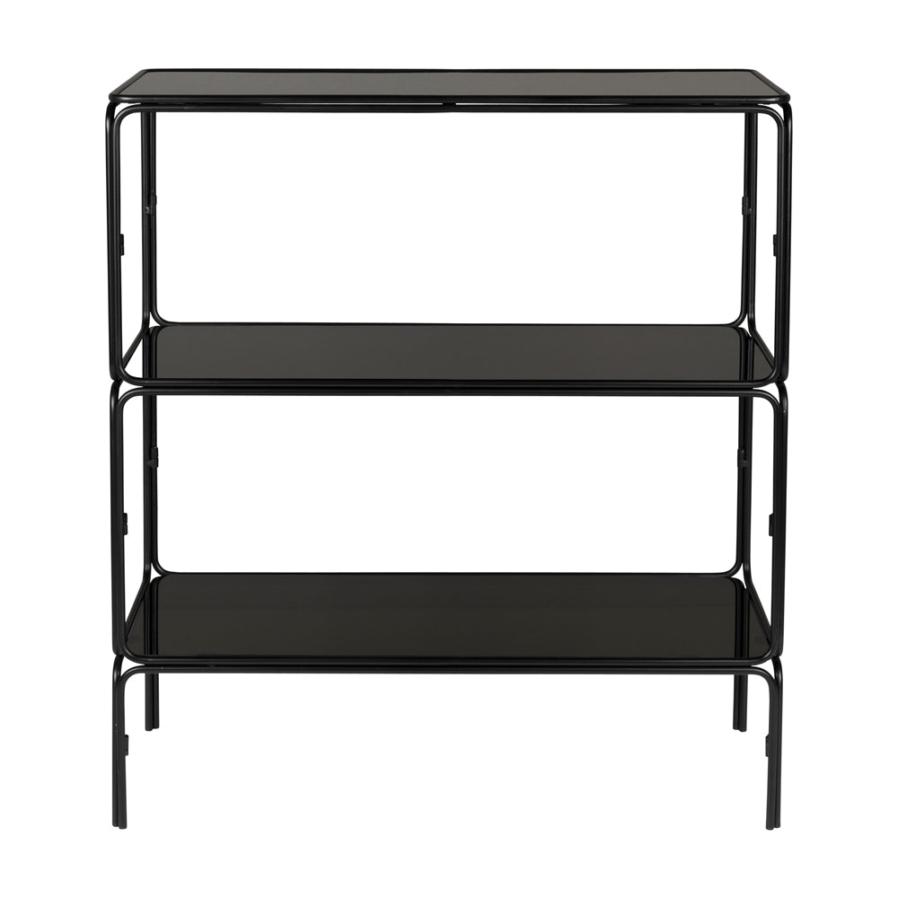 Olivia's Nordic Living Collection Layla Shelving Unit in Black