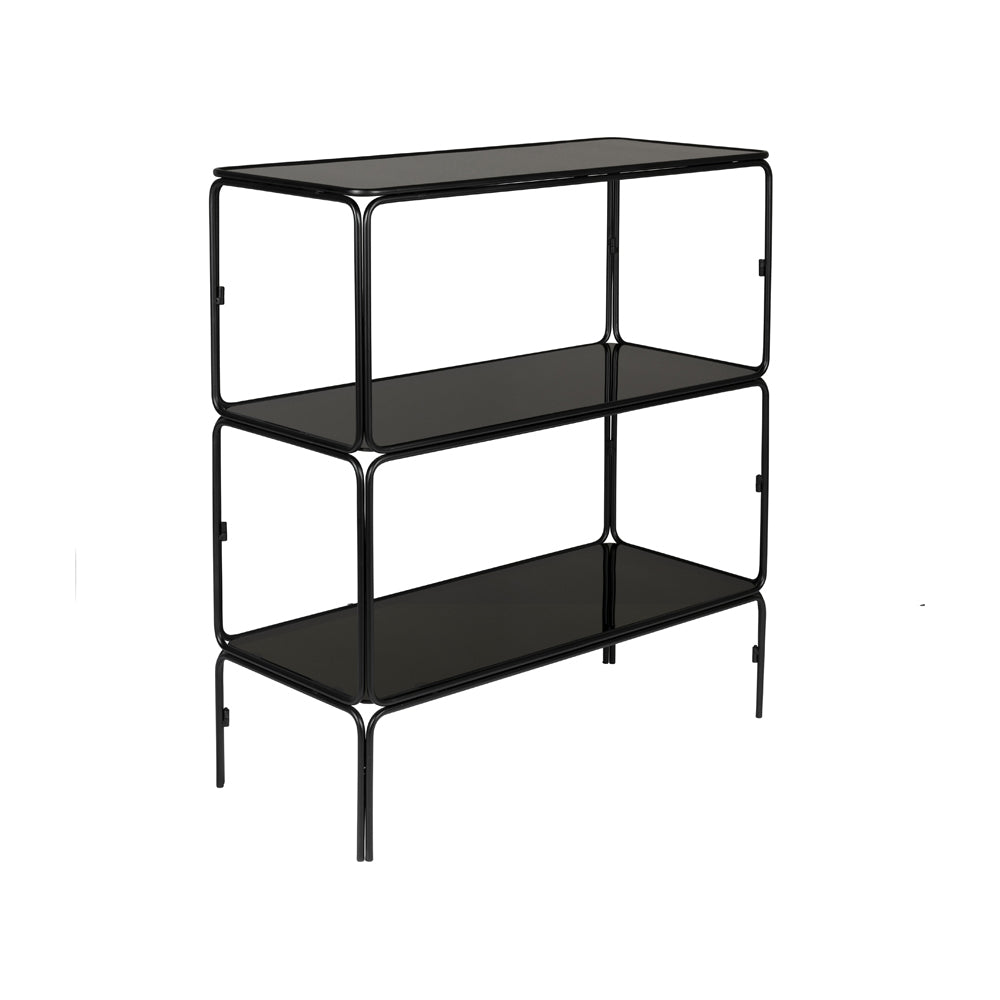 Olivia's Nordic Living Collection Layla Shelving Unit in Black