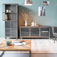 Olivia's Nordic Living Collection Jim Sideboard in Black