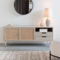 Olivia's Nordic Living Collection Maya Sideboard in Beige