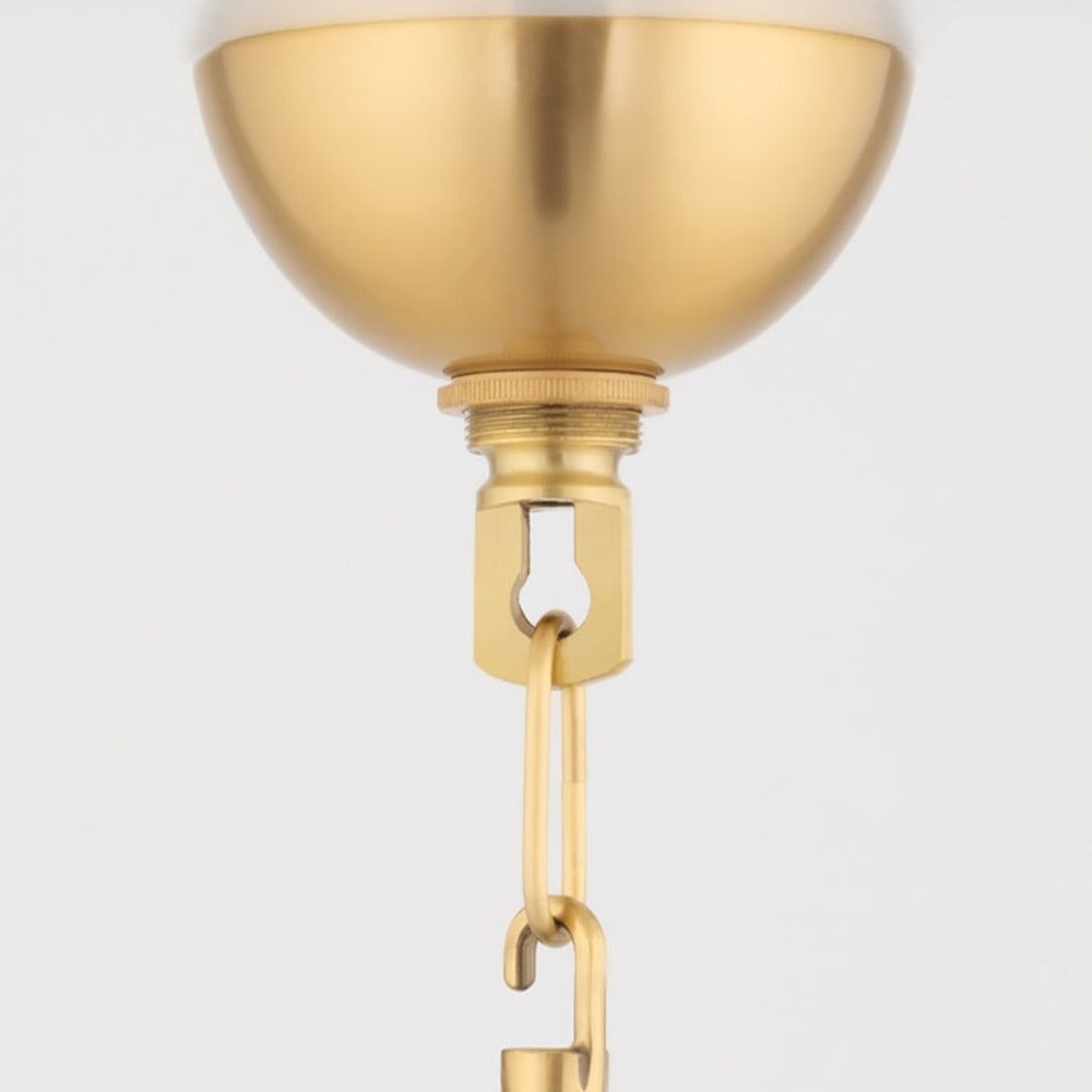 Hudson Valley Lighting Harlem 1 Light Wall Sconce in Aged Brass