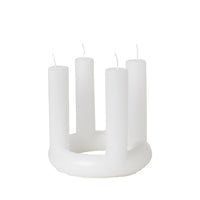 Broste Copenhagen Lucia Pure Candle in White