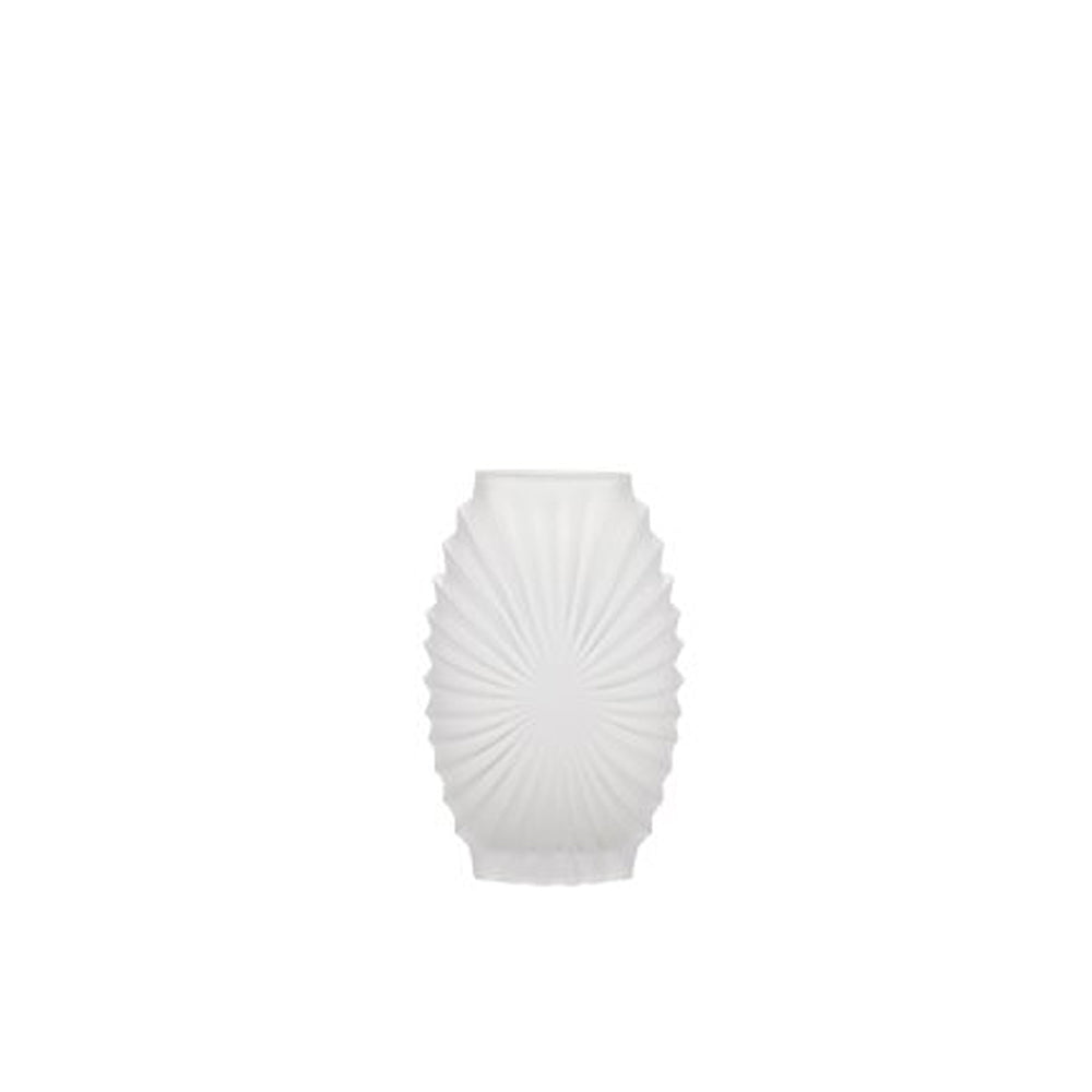 Cozy Living Texture White Glass Vase Large