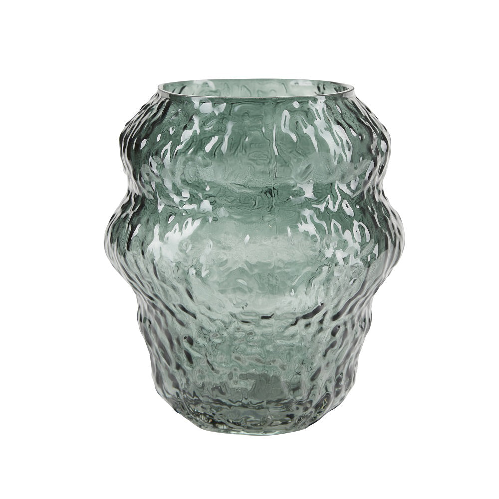 Cozy Living Organic Vase Green Glass Small