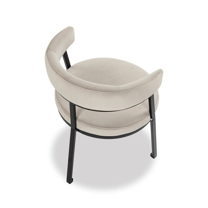 Bonnet Dinning Chair - Kaster Light Grey LiangAndEimil 4