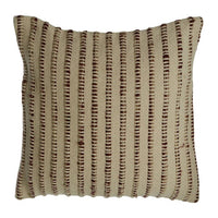 Bosie Beige Woven Stripe Cushion