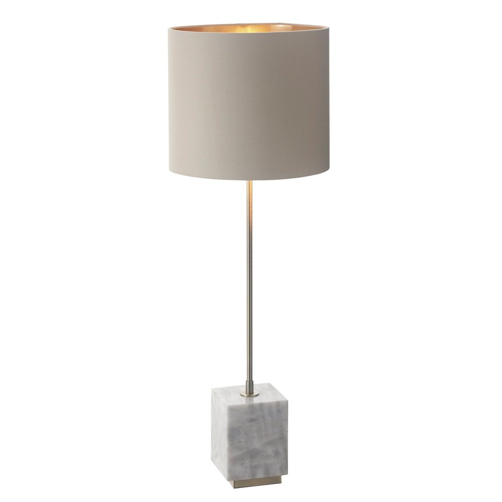  RVAstley-RV Astley Sintra Table Lamp Antique Brass & White Marble Finish-White, Brass 205 