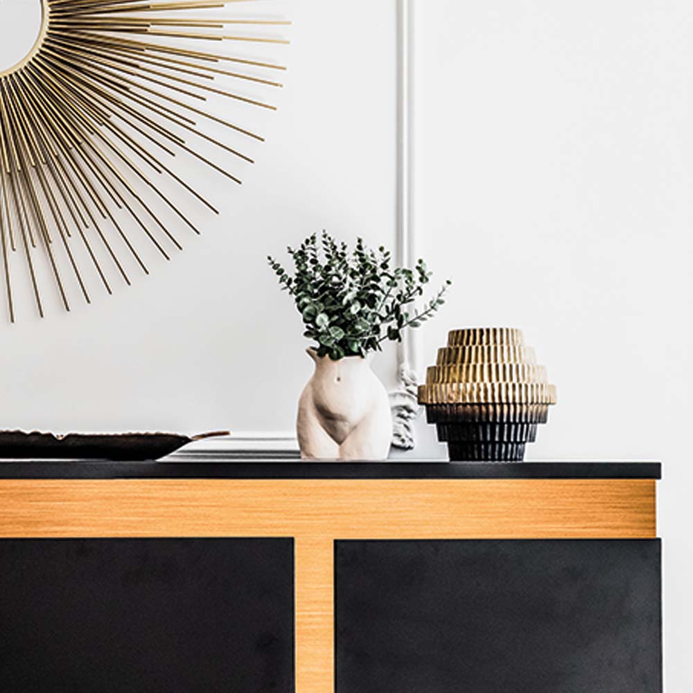  Premier-Olivia's Luxe Collection - Dianna Sideboard-Black 365 