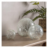 Olivia's Set of 3 Crackle Ball Lights