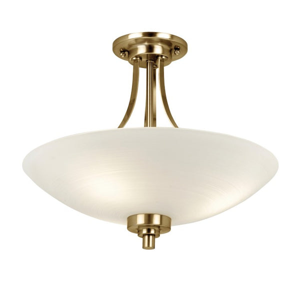 Olivia's Wrenley Ceiling Lamp Brass