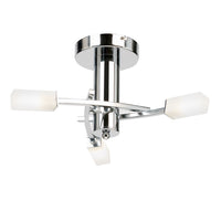 Olivia's Harper 3 Ceiling Lamp Chrome