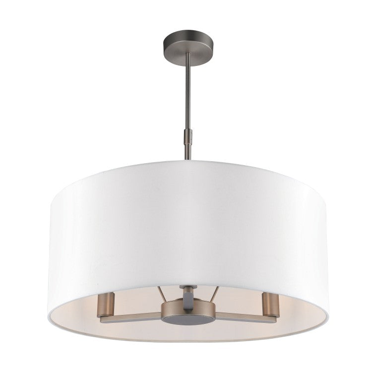 Dani Large 3 Light Pendant Light - Matt Nickel Endon 1