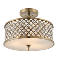 Olivia's Hunter Ceiling Lamp Antique Brass