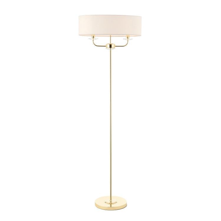 Olivia's Nyla Floor Lamp Brass