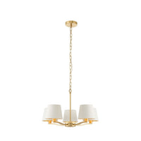 Olivia's Hattie 5 Pendant Light Brushed Gold