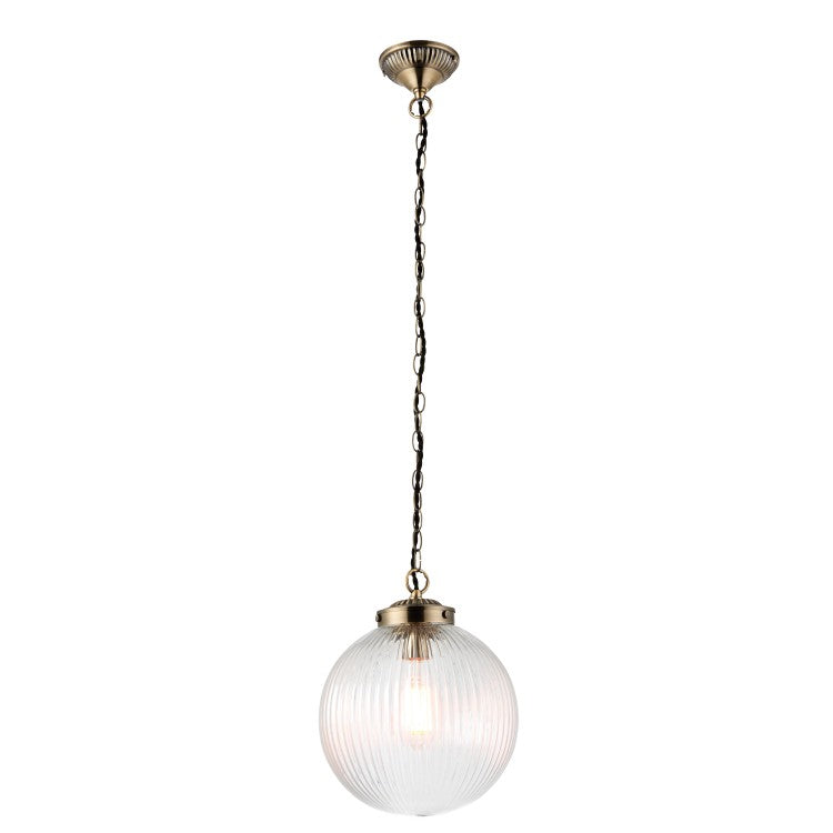 Olivia's Brya Pendant Light Clear Glass Small