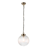 Olivia's Brya Pendant Light Clear Glass Small