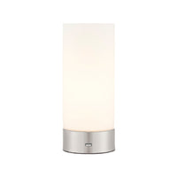 Olivia's Dakota Table Lamp Brushed Nickel