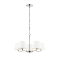 Olivia's Hattie 5 Pendant Light Bright Nickel