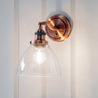 Gallery Interiors Hansen Wall in Light Aged Copper