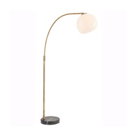 Gallery Interiors Otto Floor Lamp in Black Marble