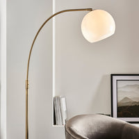 Gallery Interiors Otto Floor Lamp in Black Marble