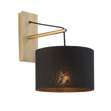 Olivia's Alva Wall Light in Antique Brass