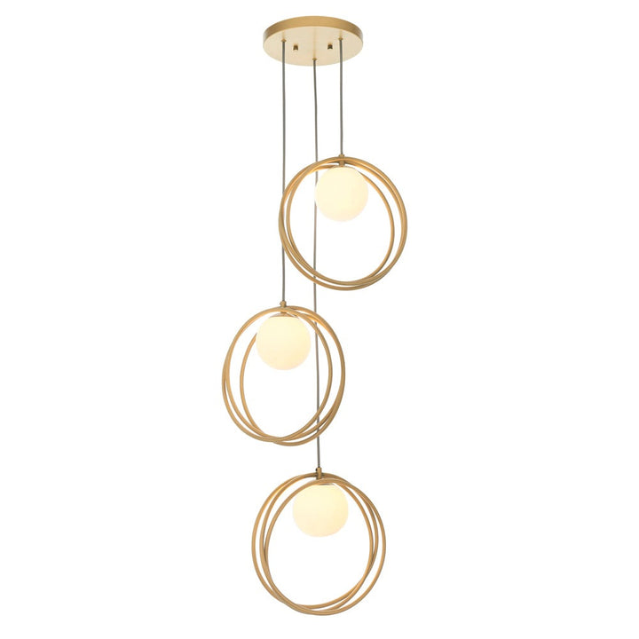 Noelle 3 Light Pendant Light - Gold Endon 1