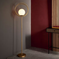 Olivia's Noelle Floor Lamp in Gold