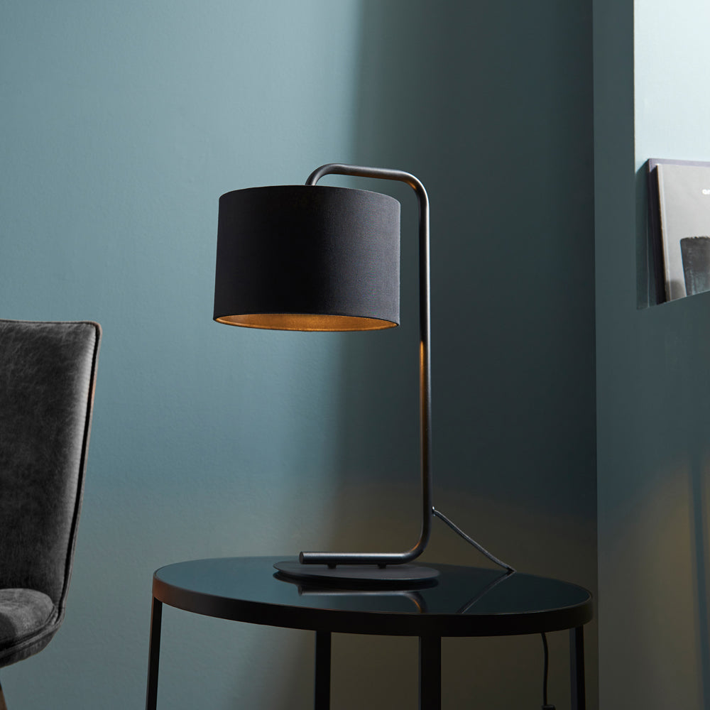 Olivia's Cora Table Lamp in Black