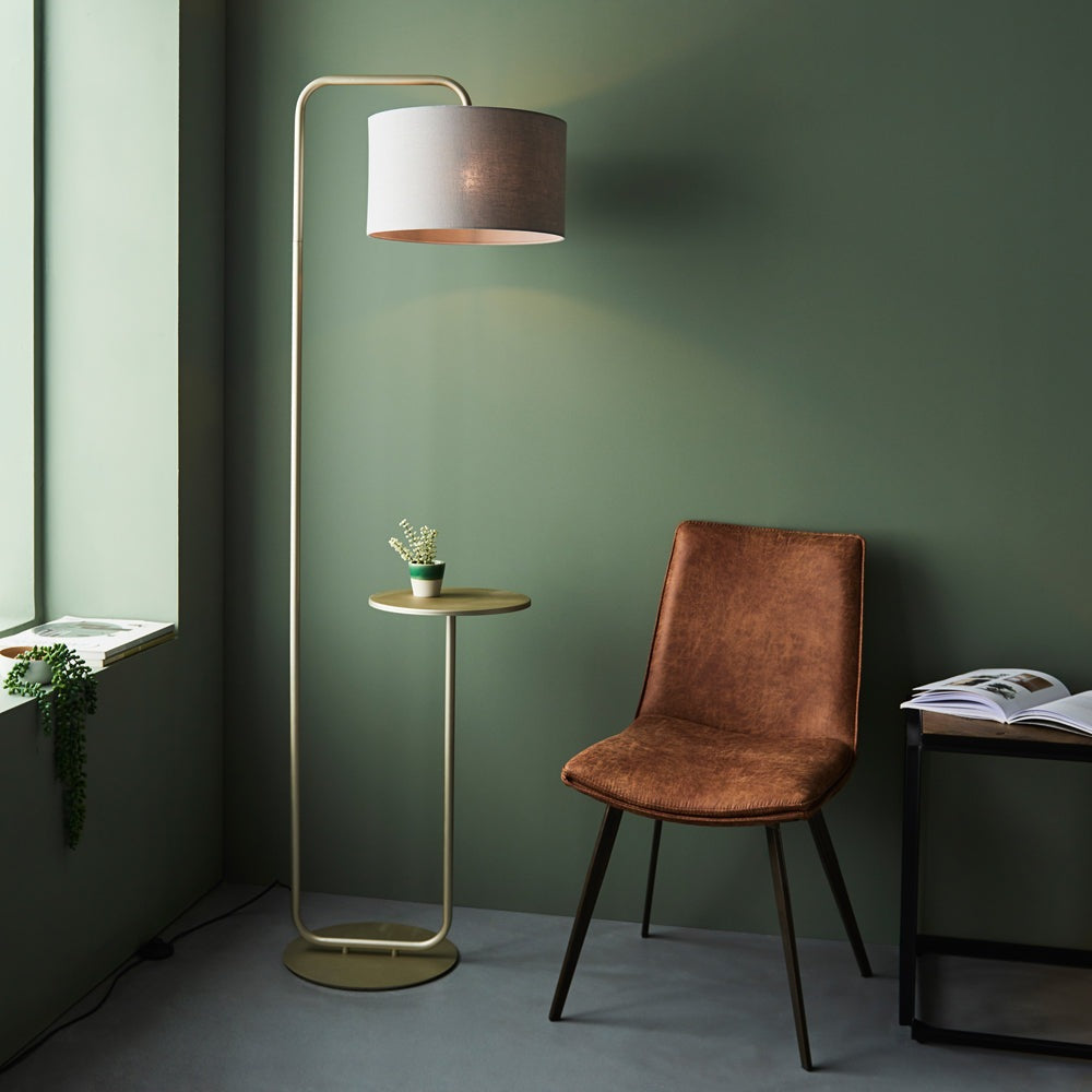 Olivia's Cora Floor Lamp in Champagne