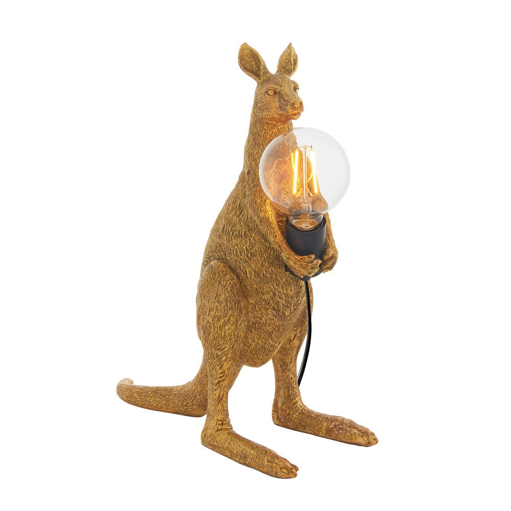 Olivia's Henley Kangaroo Table Lamp in Gold