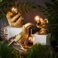 Olivia's Henley Sloth Table Lamp in Gold