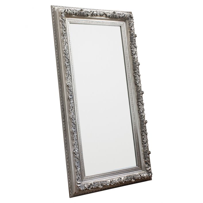  GalleryDS-Gallery Interiors Antwerp Leaner Mirror in Silver-Silver 405 
