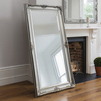 Gallery Interiors Harrow Leaner Mirror Silver