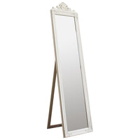 Gallery Interiors Lambeth Wood Cheval Mirror