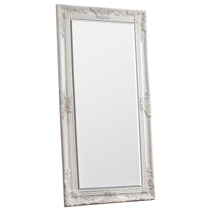 Gallery Interiors Hampshire Leaner Mirror in Cream