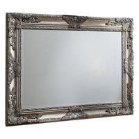 Gallery Interiors Hampshire Rectangle Mirror in Silver