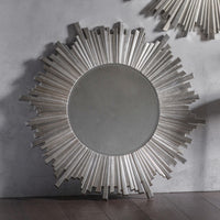 Gallery Interiors Round Herzfeld Mirror