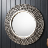 Gallery Interiors Whittington Mirror in Silver