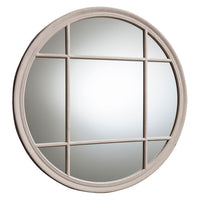 Gallery Interiors Eccleston Round Mirror in Natural