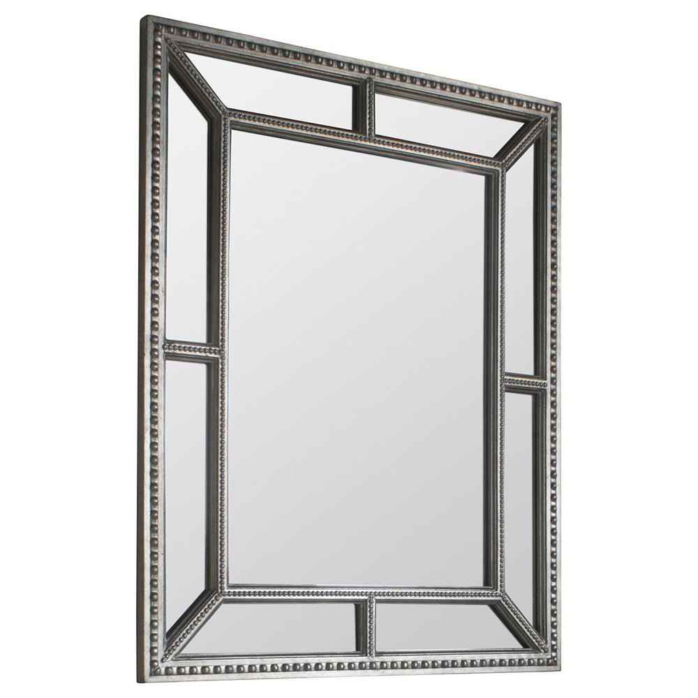 Gallery Interiors Lawson Wall Mirror in Silver