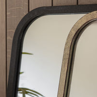 Gallery Interiors Kurva Leaner Mirror in Black